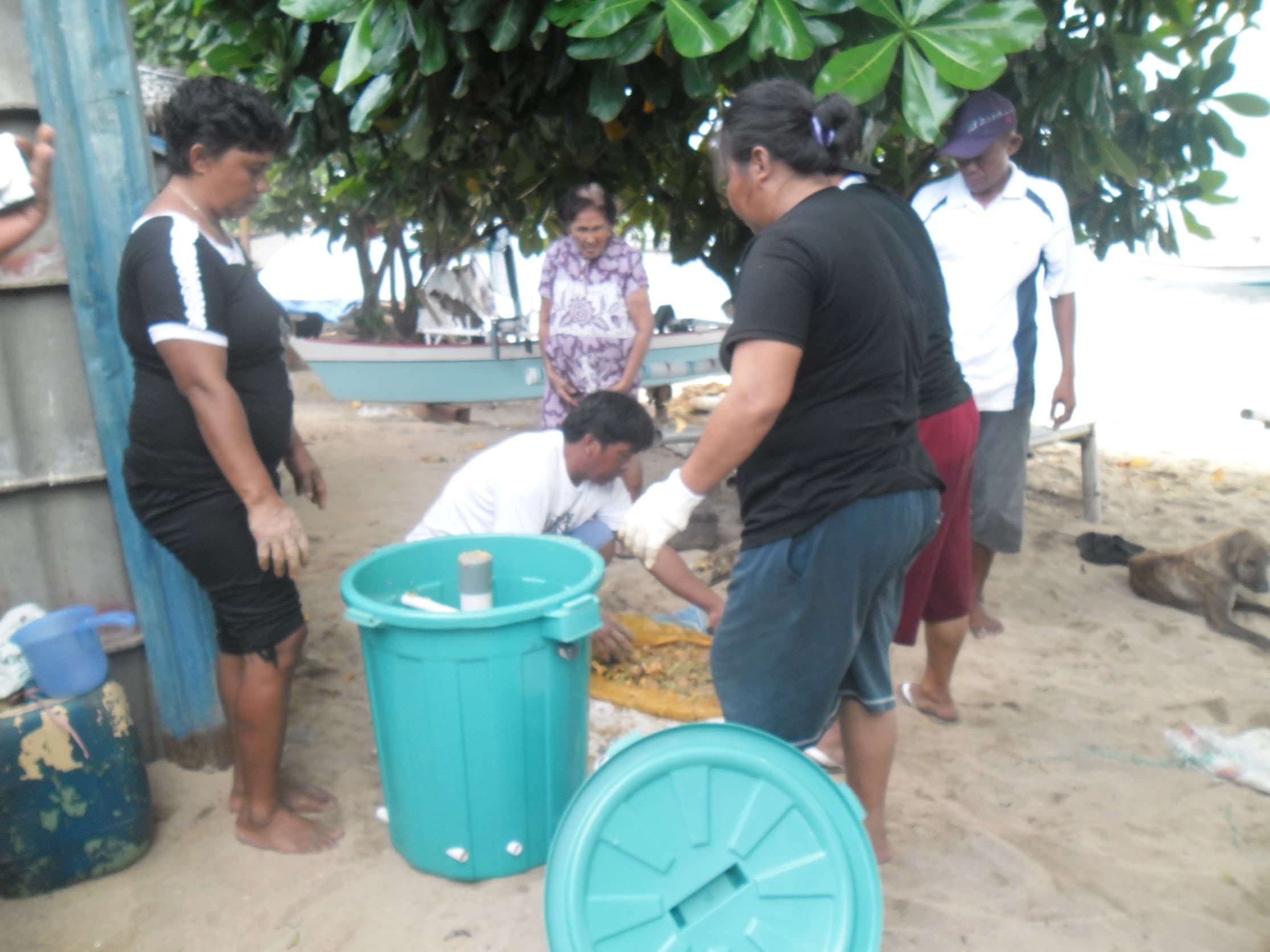 Pengolahan Bank Sampah Brits di Pulau Bunaken 2012
