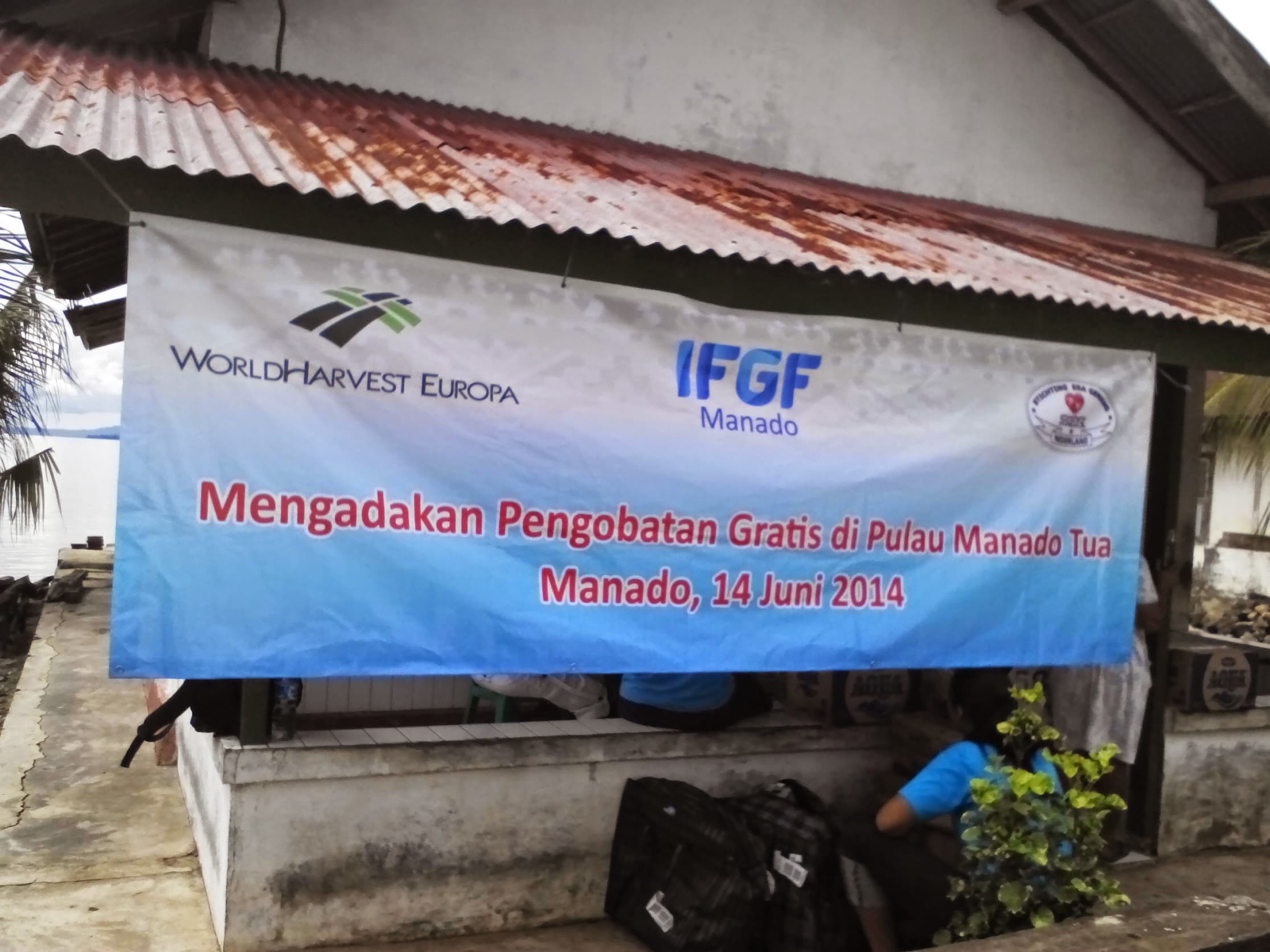 Kunjungan dari Belanda di komunitas Lepra