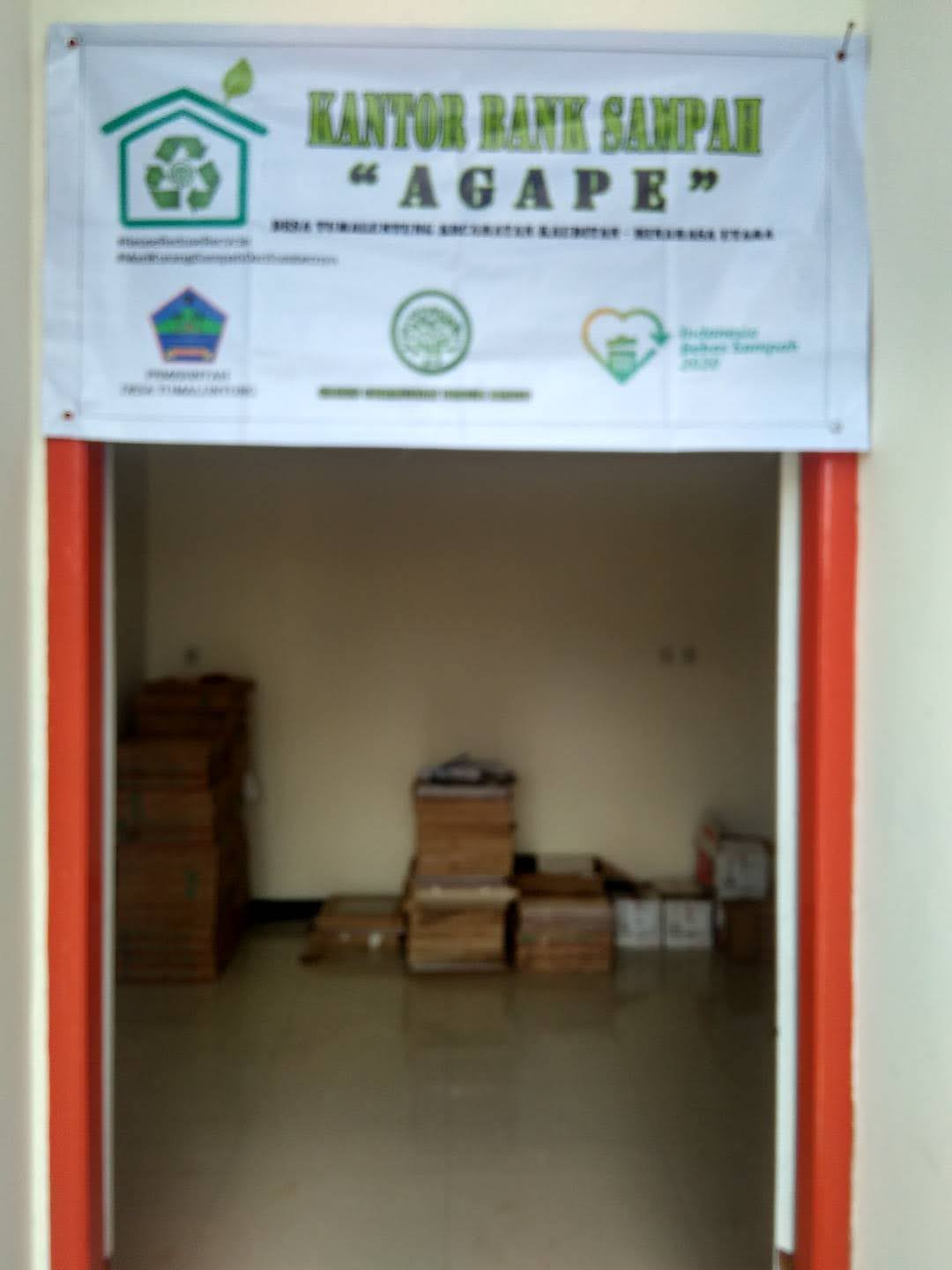 Kantor pemasaran bank sampah Agape