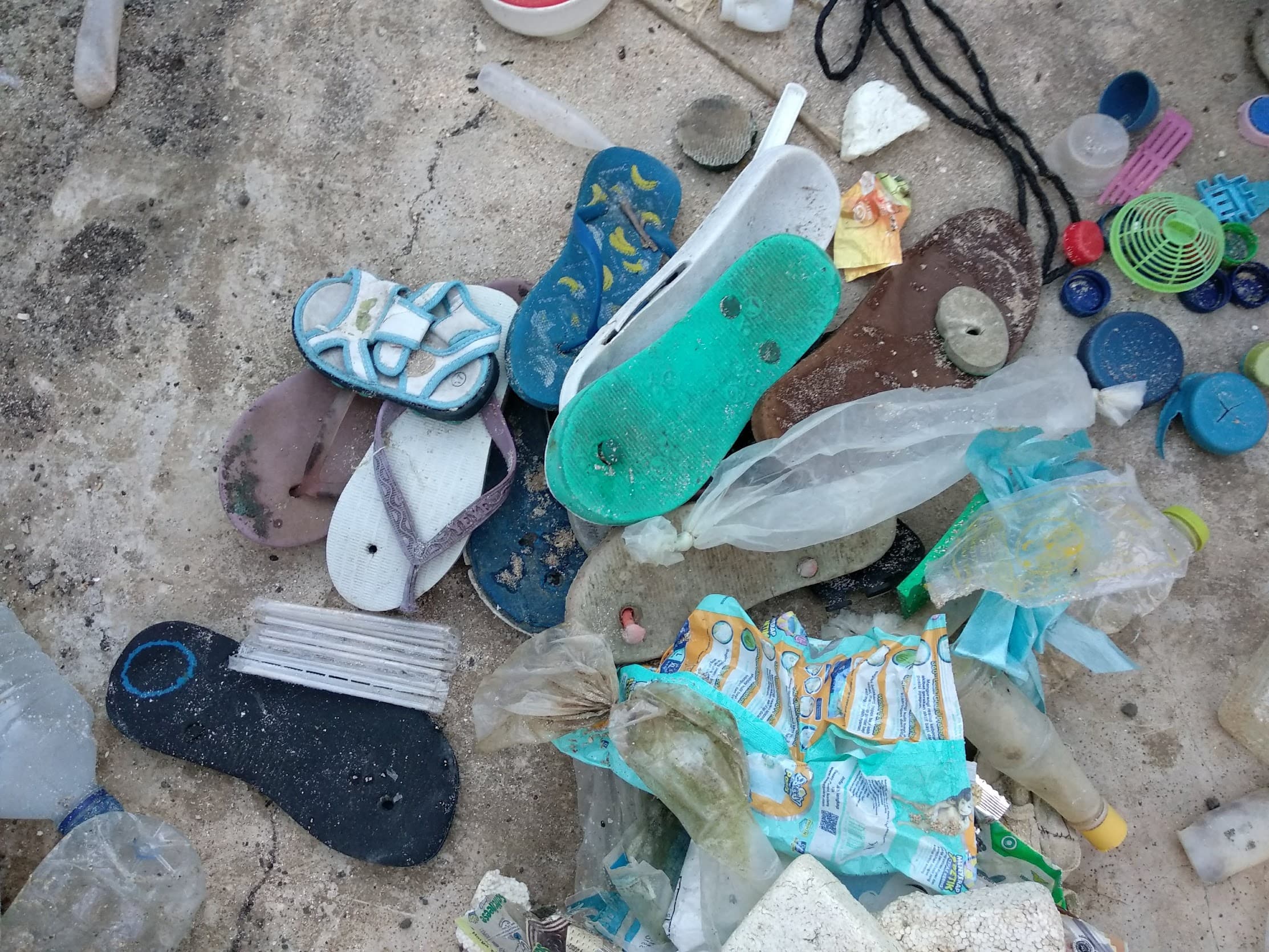Pilah sampah dari Pulau Bangka