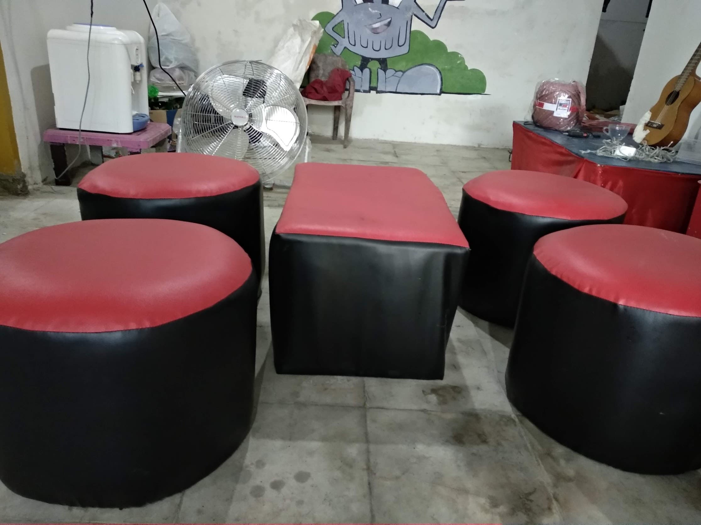 Hasil pembuatan sofa ecobrick